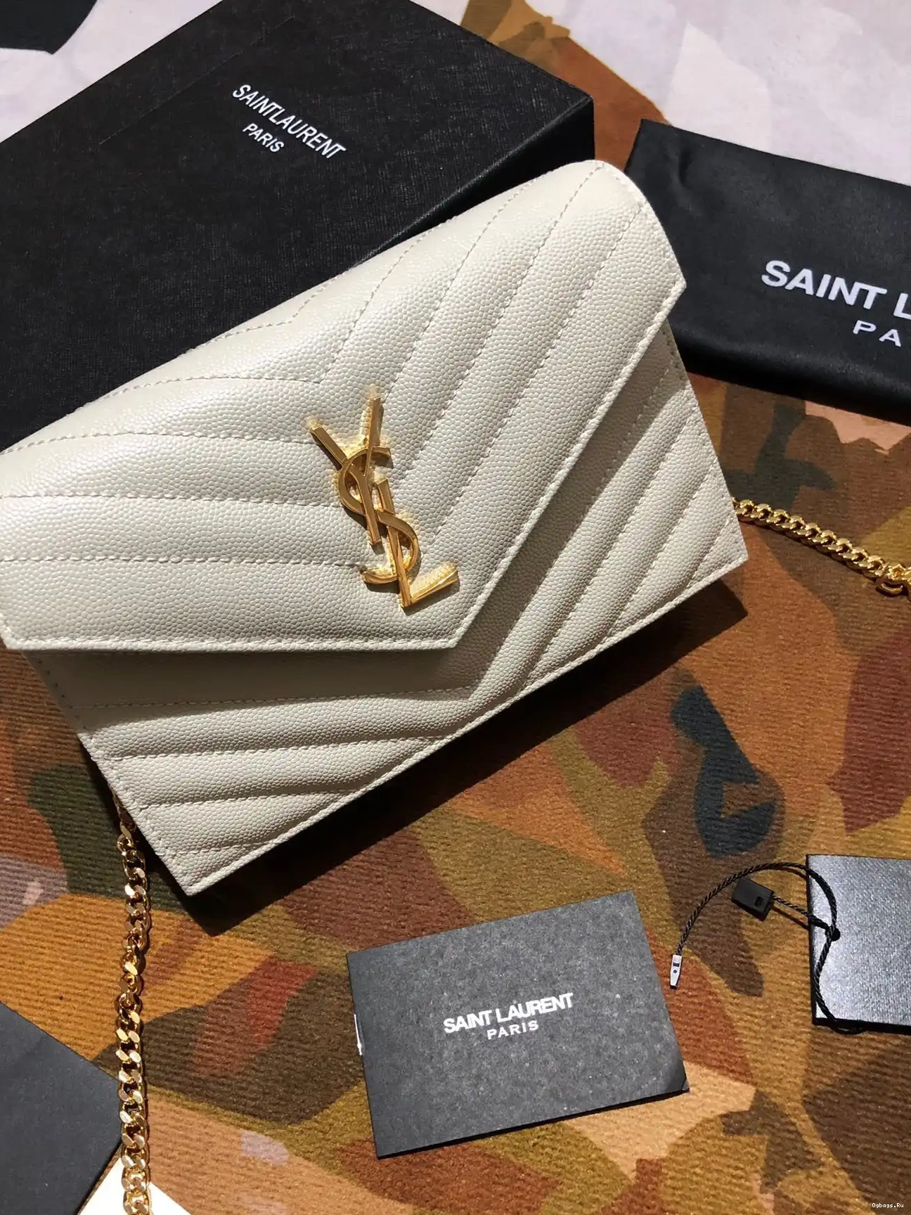 CHAIN YSL WALLET CASSANDRE MATELASSÉ 0701